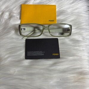 Fendi Olive Green Eyewear New